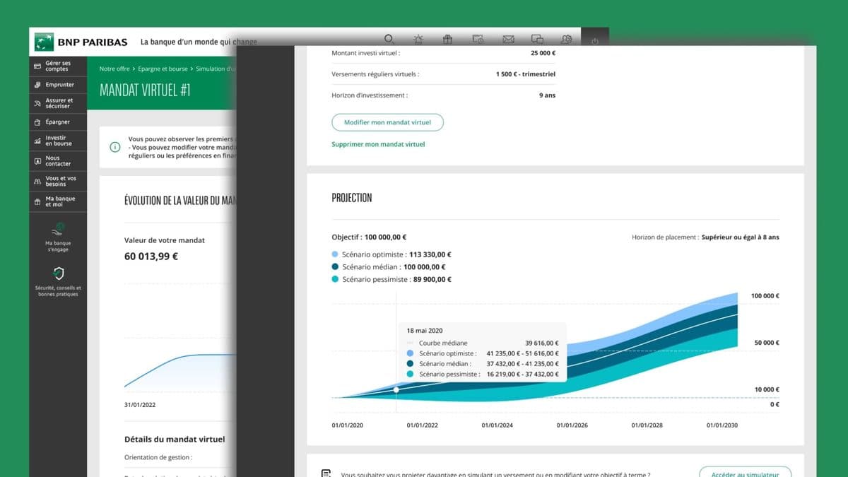 Life insurance visualization & investment projection
