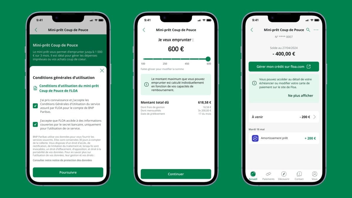 Mini-loan 'Coup de Pouce'