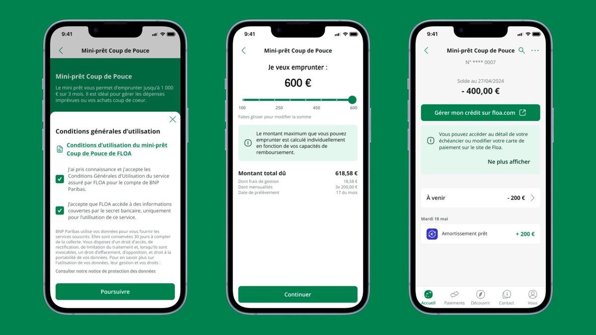 Mini-loan 'Coup de Pouce'